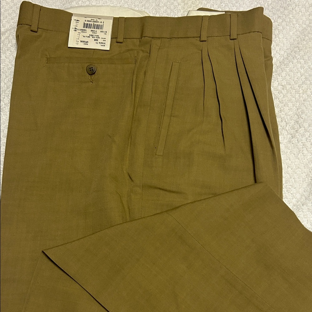 Classic Men's Brown Dress Pants